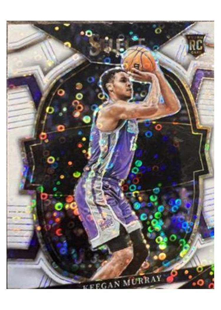 2022-23 Panini Select Base Set Keegan Murray White Disco Prizm #81 card