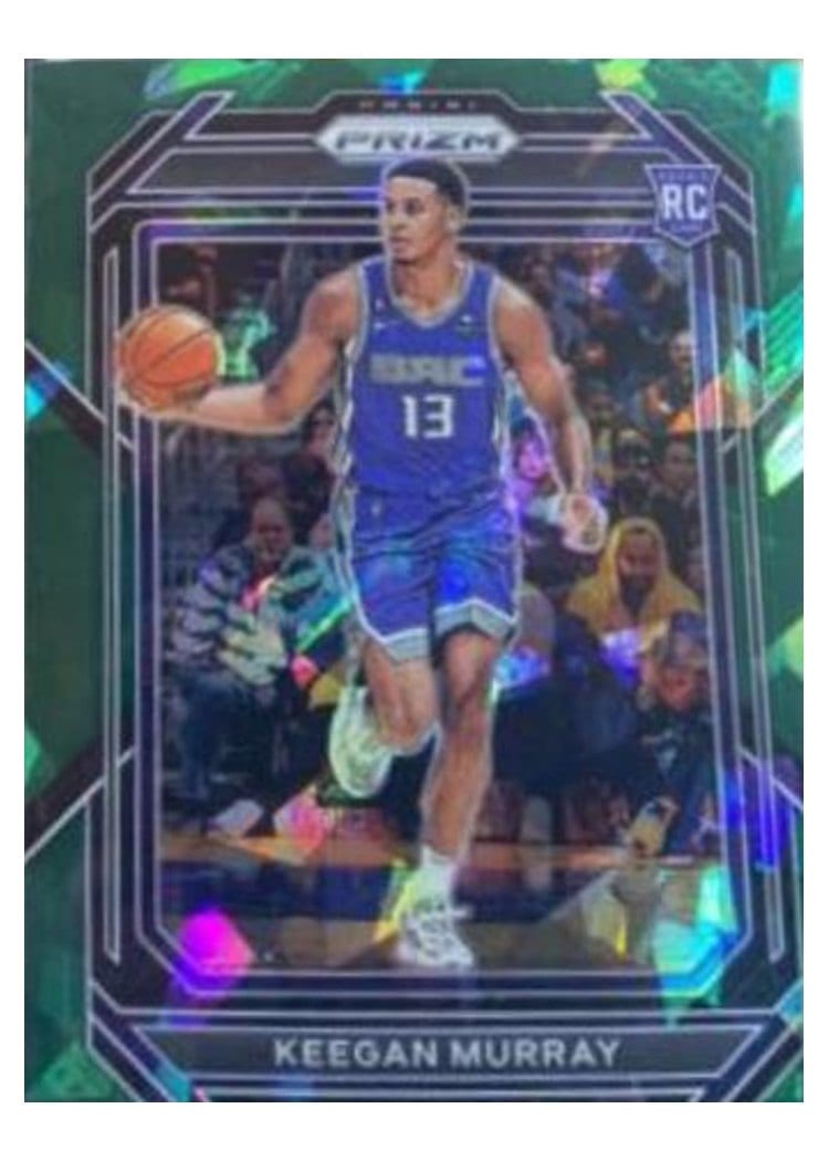 2022 Panini Prizm Keegan Murray Green Ice Prizm #245 card