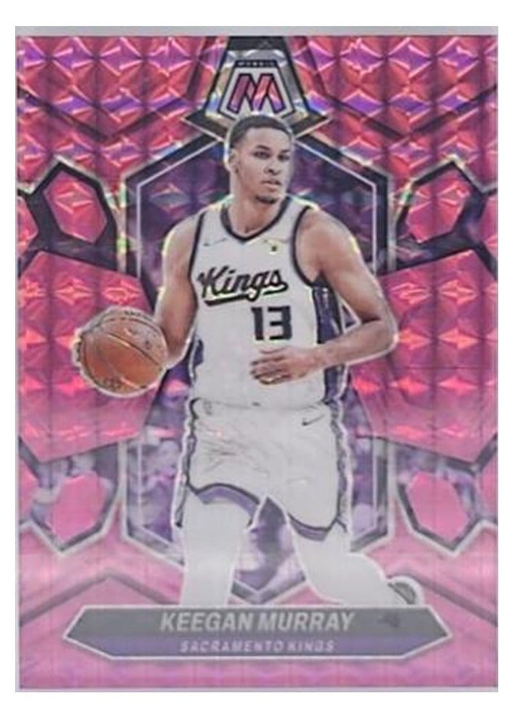2023-24 Panini Mosaic Base Set Keegan Murray Pink #126 card