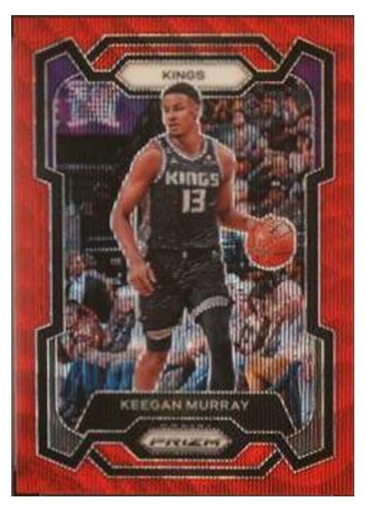 2023-24 Panini Prizm Base Set Keegan Murray #7 card