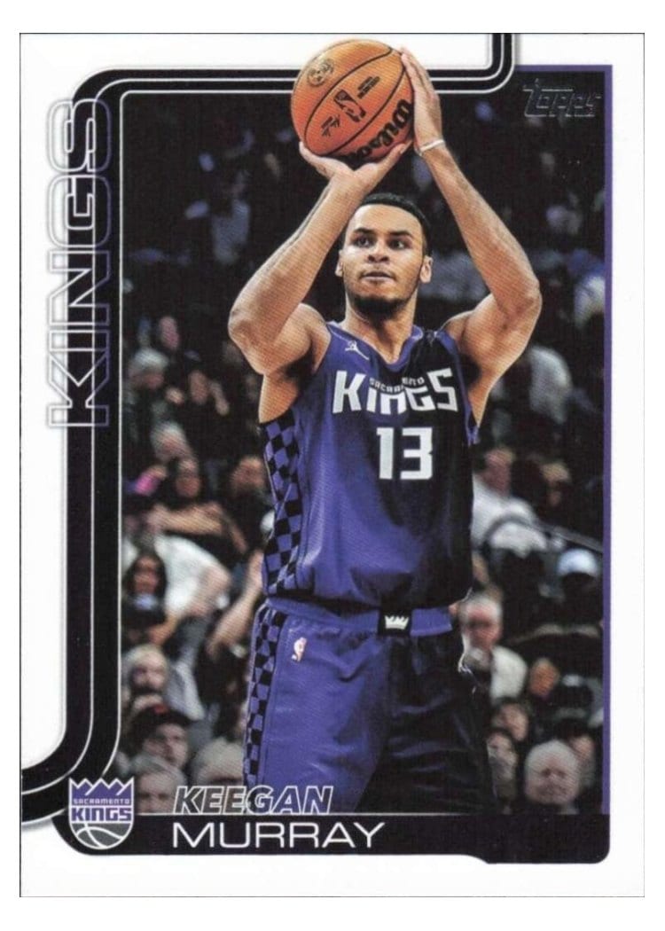 2025-26 Topps Base Set Keegan Murray #166 card