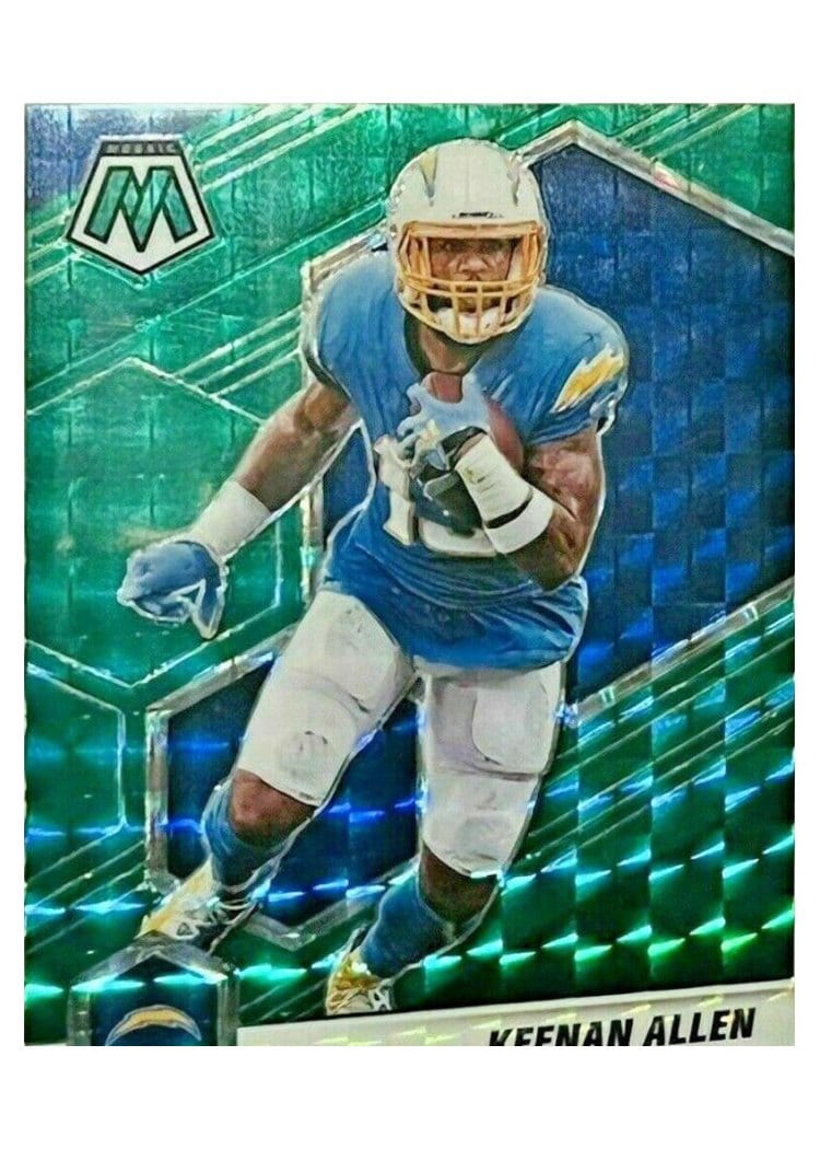 2021 Panini Mosaic Base Set Keenan Allen Green Mosaic #113 card