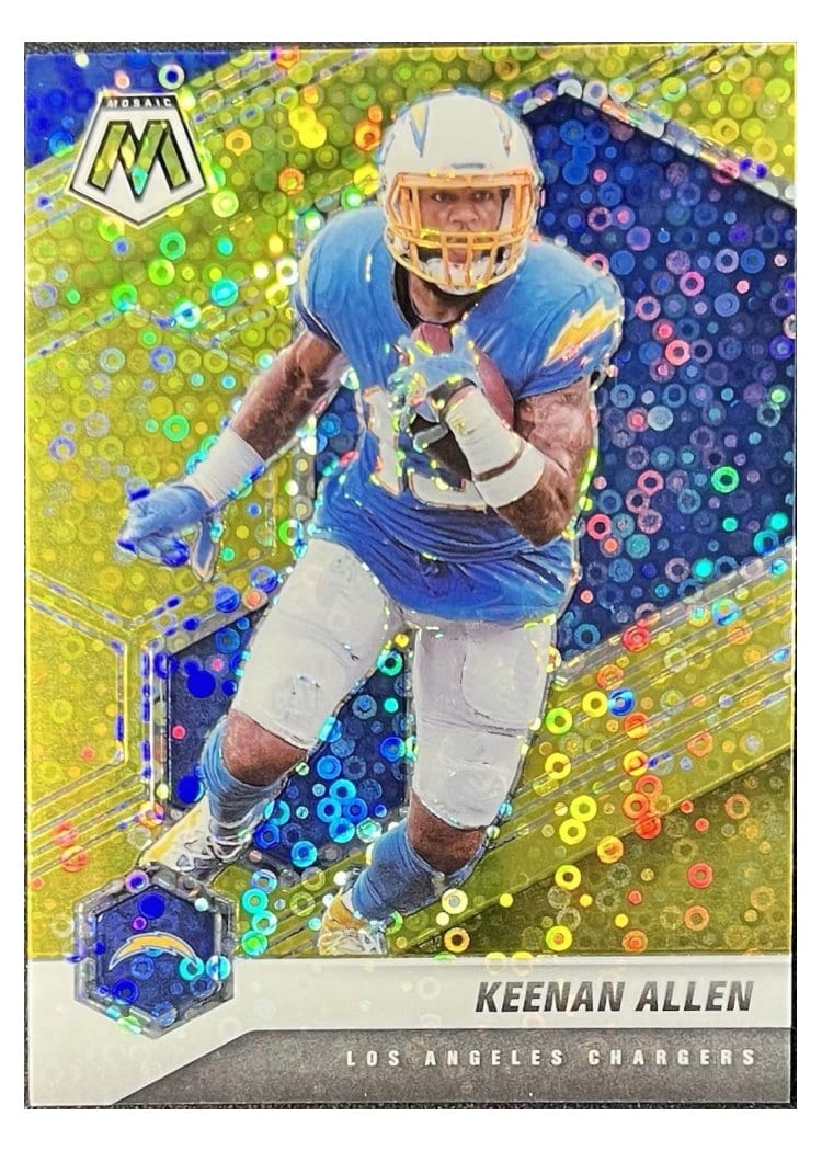 2021 Panini Mosaic Base Set Keenan Allen #113 card