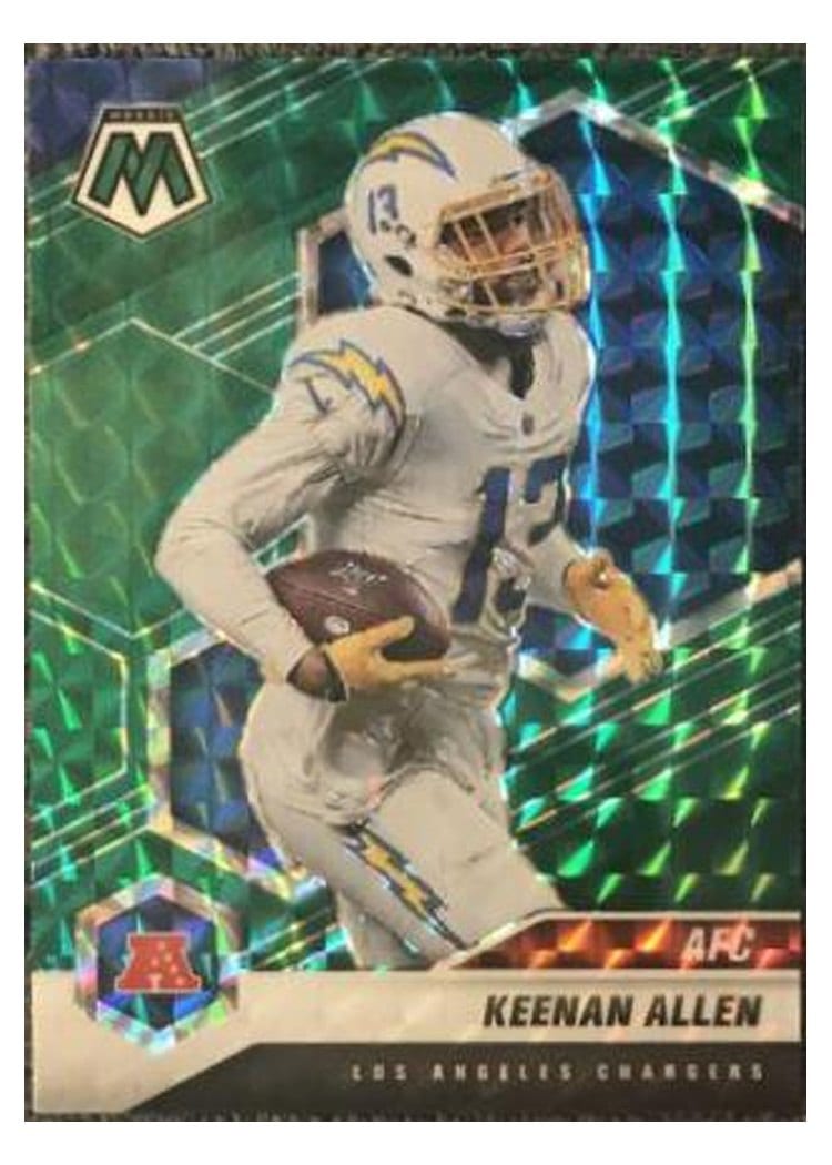 2021 Panini Mosaic Base Set Keenan Allen Green Mosaic #239 card