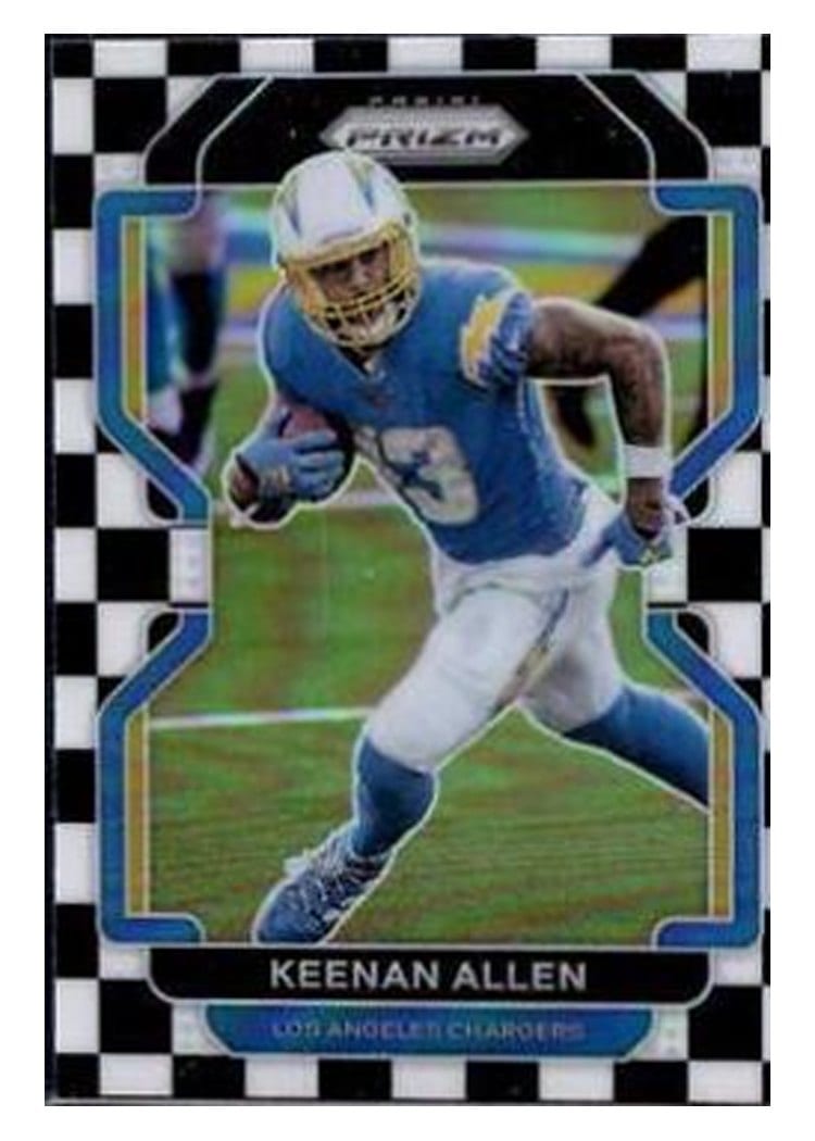 2021 Panini Prizm Base Set Keenan Allen #166 card