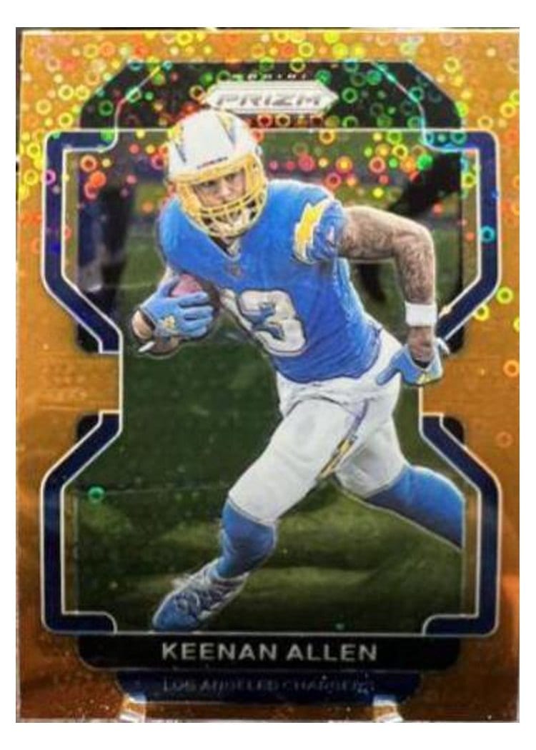 2021 Panini Prizm Base Set Keenan Allen #166 card