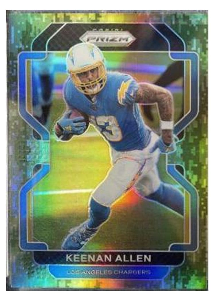 2021 Panini Prizm Base Set Keenan Allen #166 card