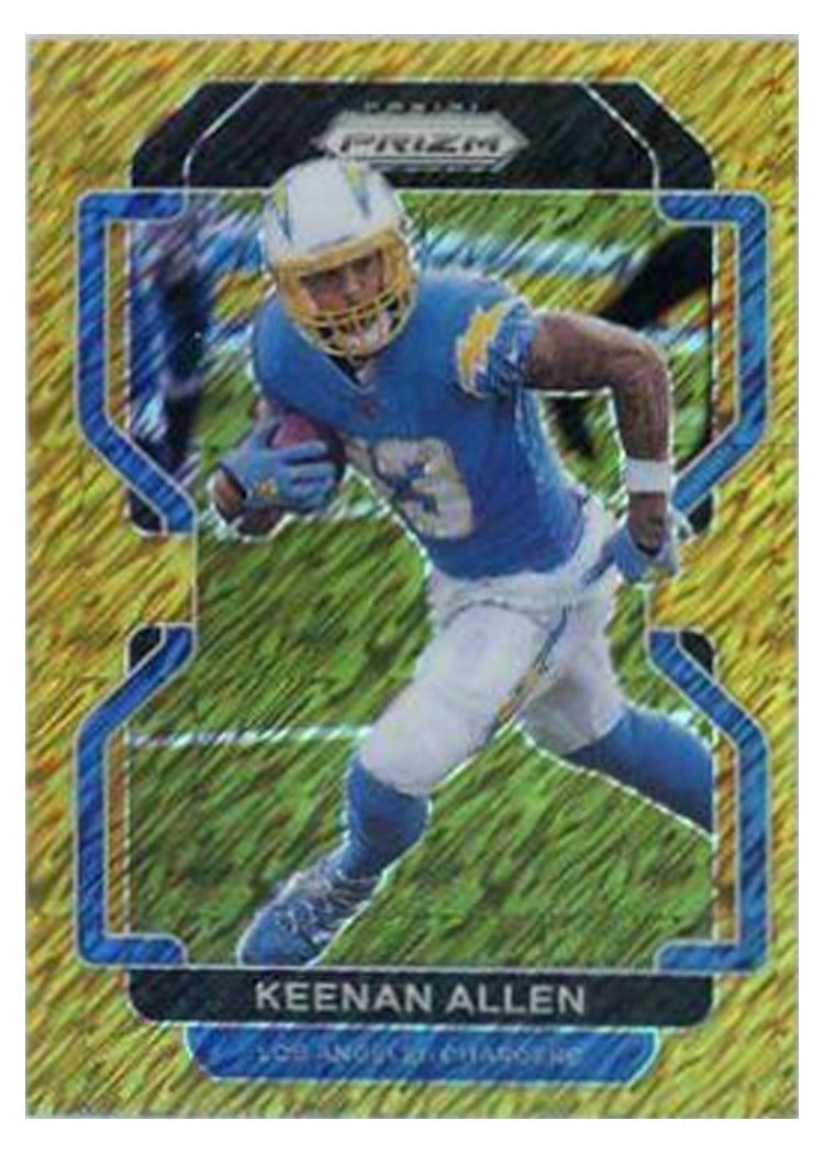 2021 Panini Prizm Base Set Keenan Allen #166 card