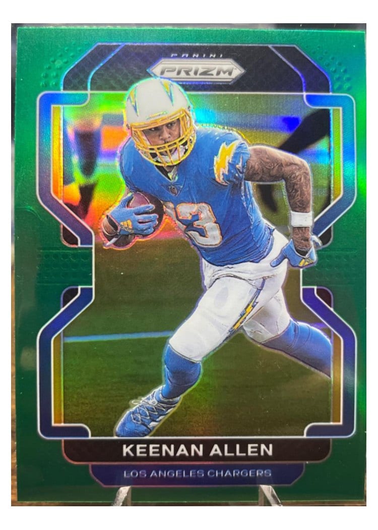 2021 Panini Prizm Base Set Keenan Allen #166 card