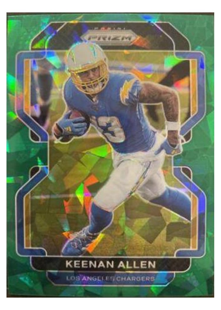 2021 Panini Prizm Base Set Keenan Allen #166 card