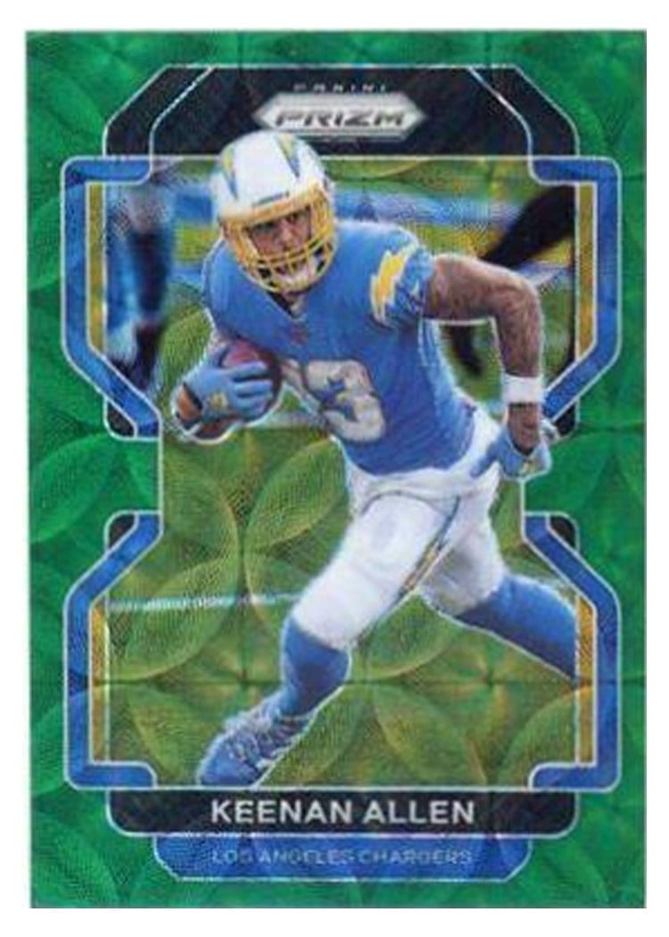 2021 Panini Prizm Base Set Keenan Allen #166 card