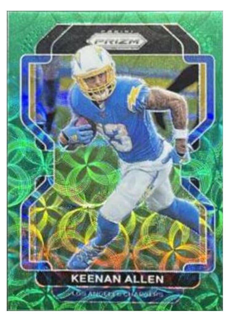 2021 Panini Prizm Base Set Keenan Allen #166 card