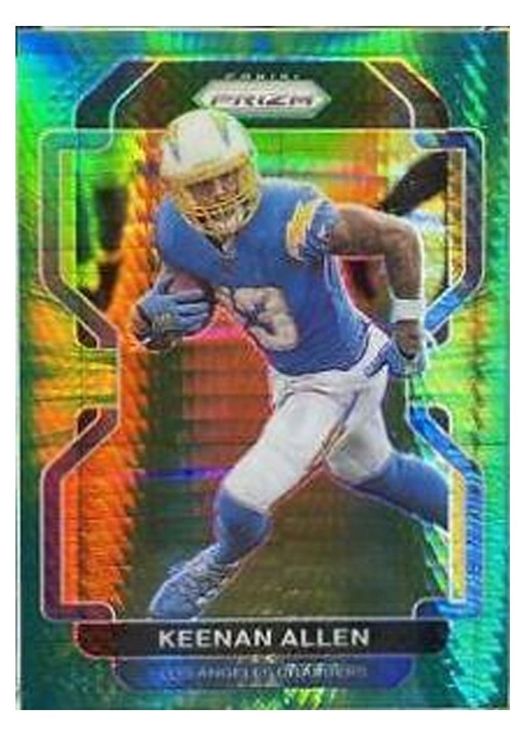 2021 Panini Prizm Base Set Keenan Allen #166 card