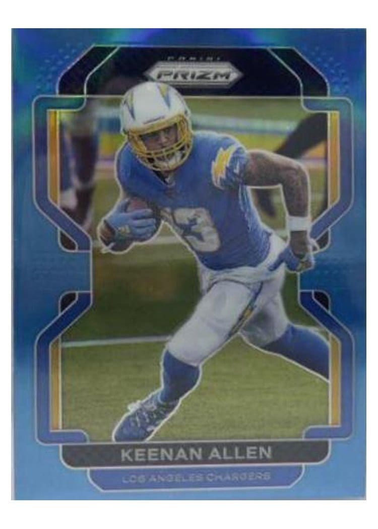 2021 Panini Prizm Base Set Keenan Allen #166 card