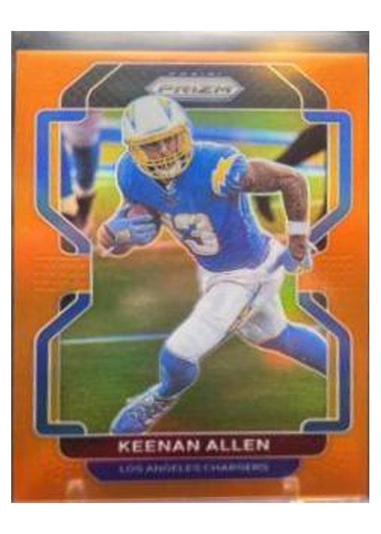 2021 Panini Prizm Base Set Keenan Allen #166 card