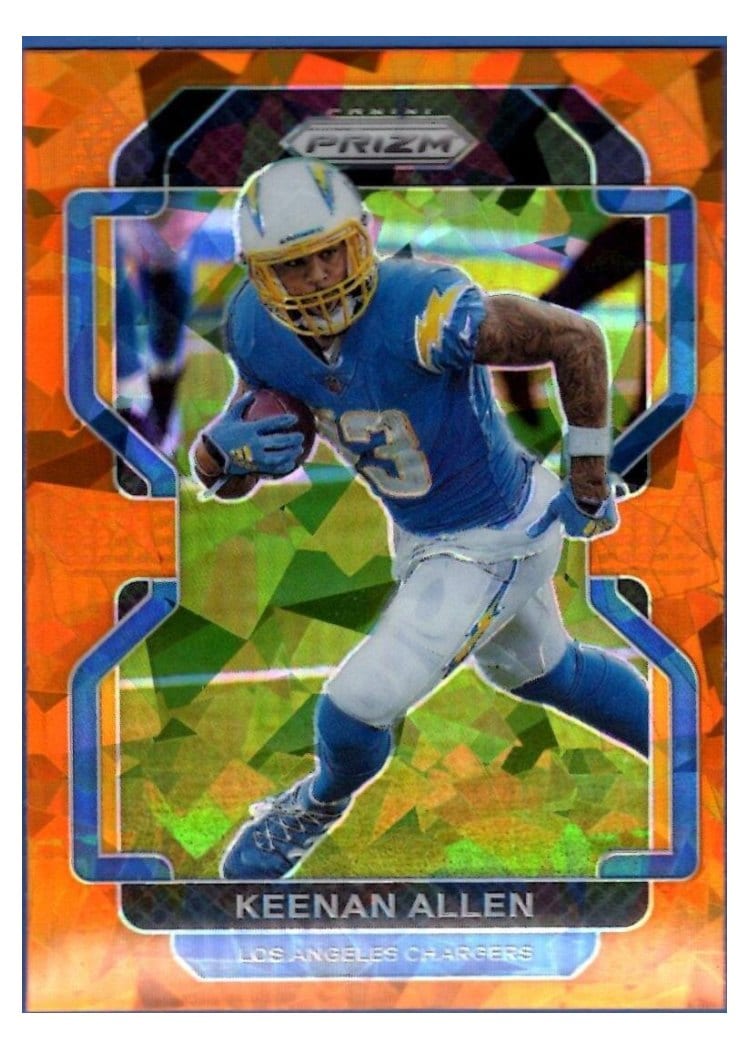 2021 Panini Prizm Base Set Keenan Allen #166 card