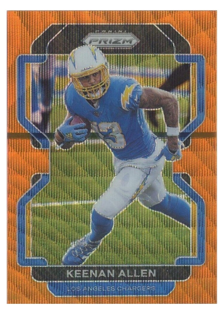 2021 Panini Prizm Base Set Keenan Allen #166 card