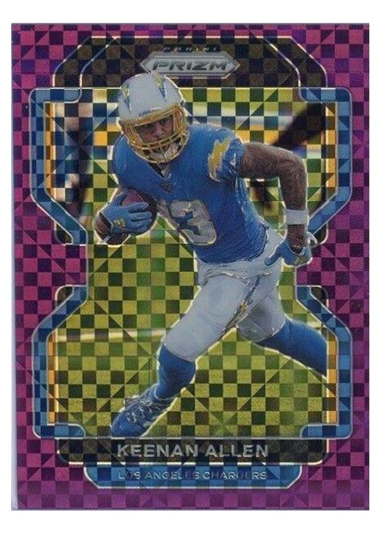 2021 Panini Prizm Base Set Keenan Allen #166 card