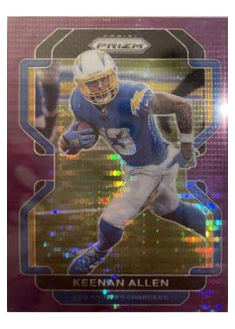 2021 Panini Prizm Base Set Keenan Allen #166 card