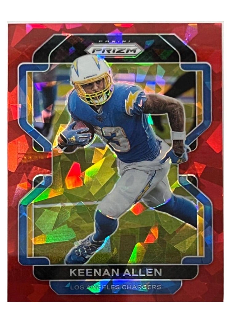 2021 Panini Prizm Base Set Keenan Allen #166 card