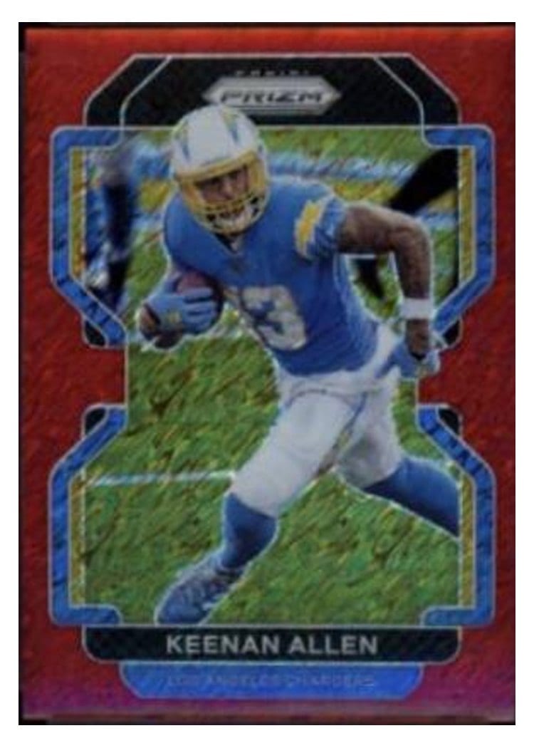 2021 Panini Prizm Base Set Keenan Allen #166 card