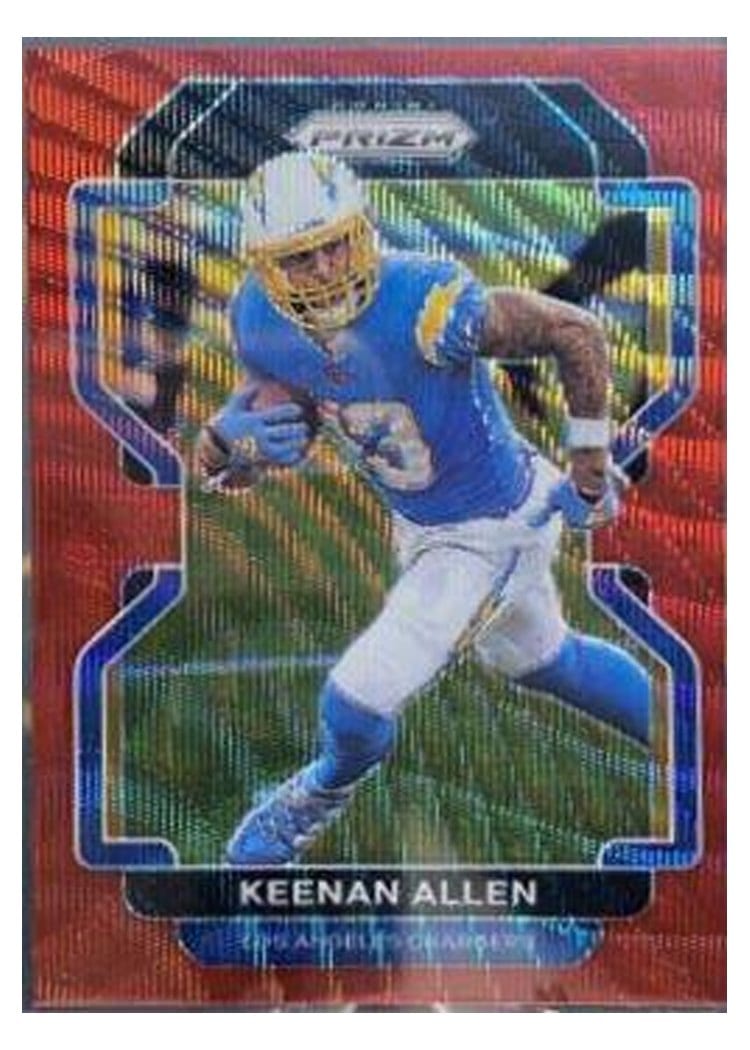 2021 Panini Prizm Base Set Keenan Allen #166 card