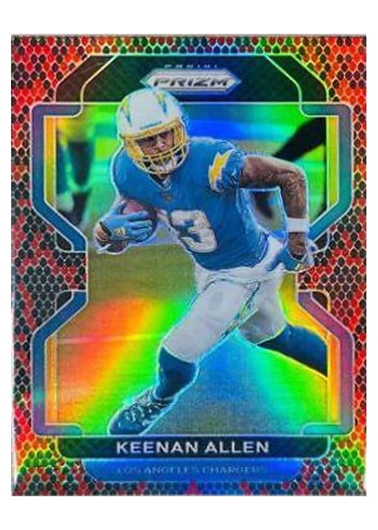 2021 Panini Prizm Base Set Keenan Allen #166 card