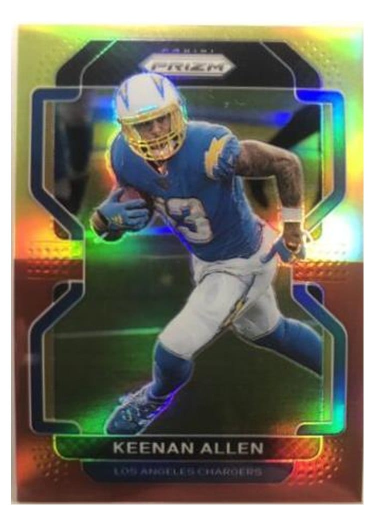 2021 Panini Prizm Base Set Keenan Allen #166 card