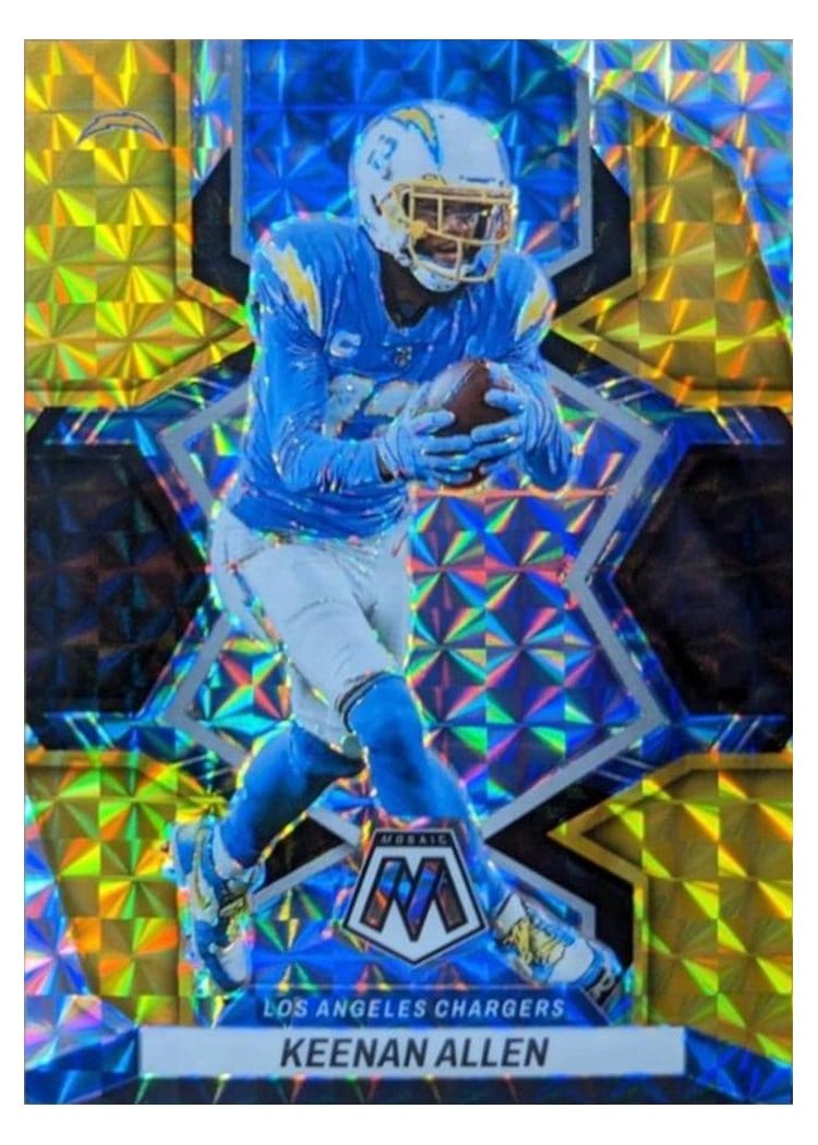 2022 Panini Mosaic Base Set Keenan Allen #103 card