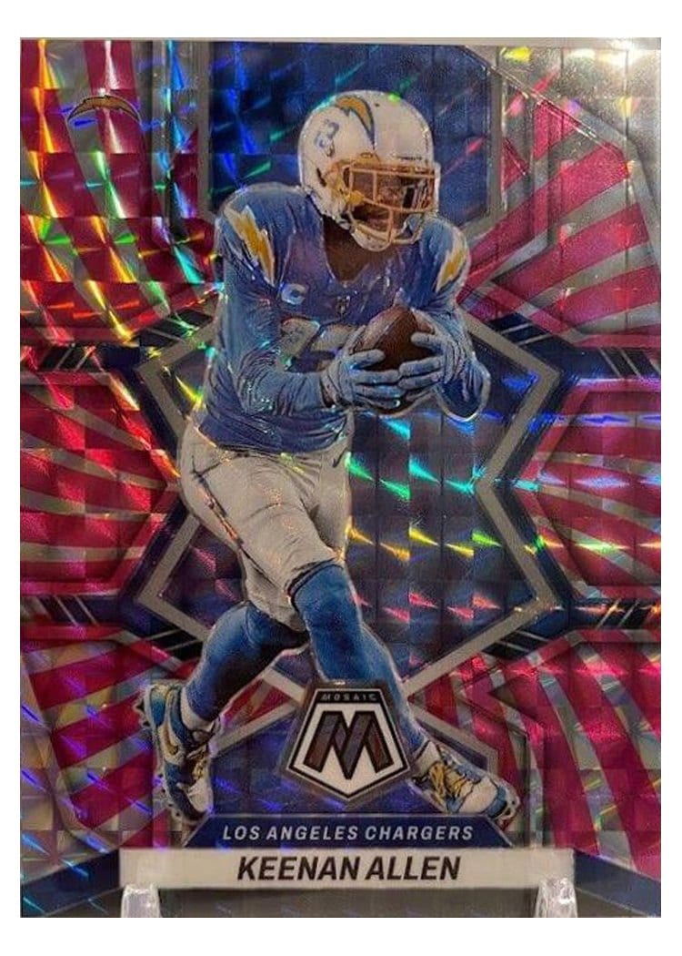 2022 Panini Mosaic Base Set Keenan Allen #103 card