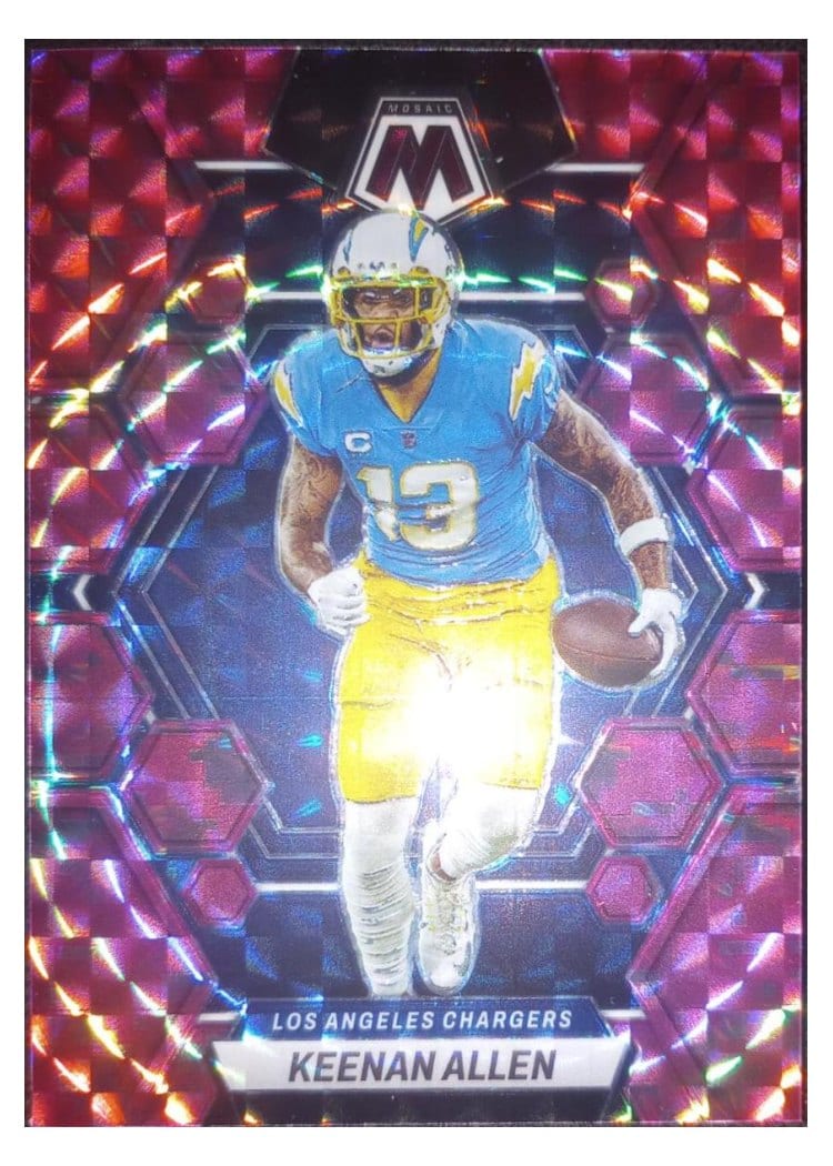 2023 Panini Mosaic Base Set Keenan Allen #130 card