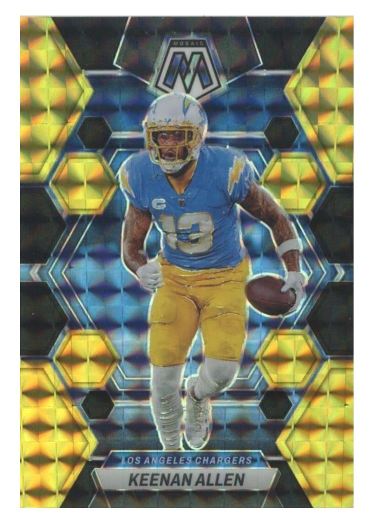 2023 Panini Mosaic Base Set Keenan Allen #130 card