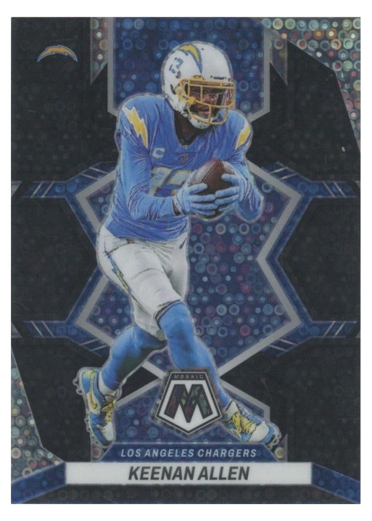 2023 Panini Mosaic Base Set Keenan Allen #130 card