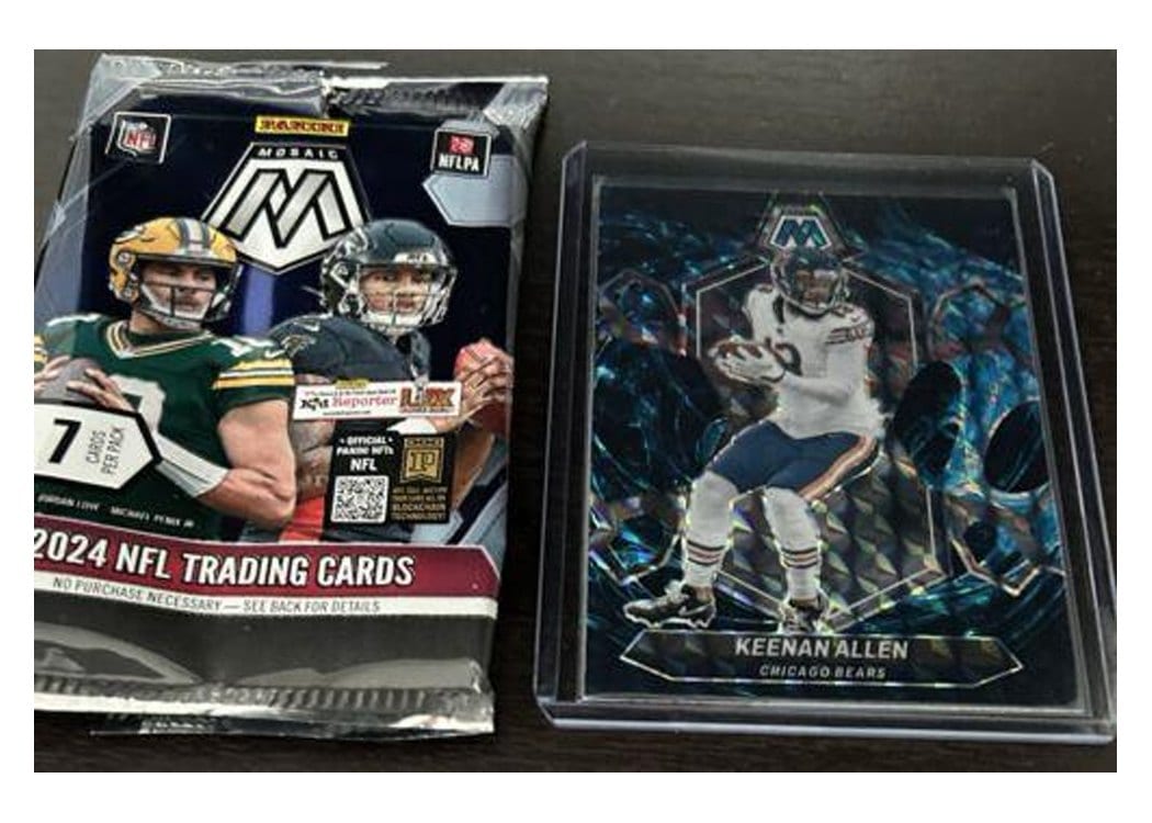 2024 Panini Mosaic Base Set Keenan Allen #39 card