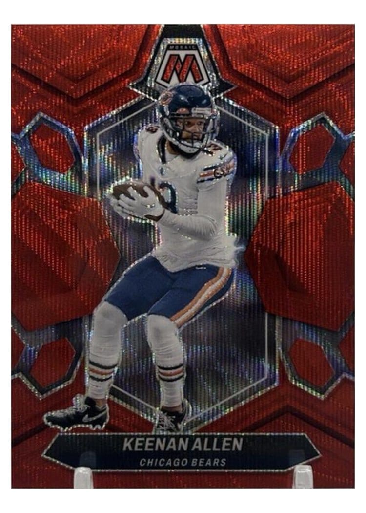 2024 Panini Mosaic Base Set Keenan Allen Red Wave #39 card