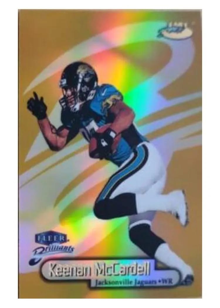 1998 Fleer Brilliants Keenan McCardell #87TG card