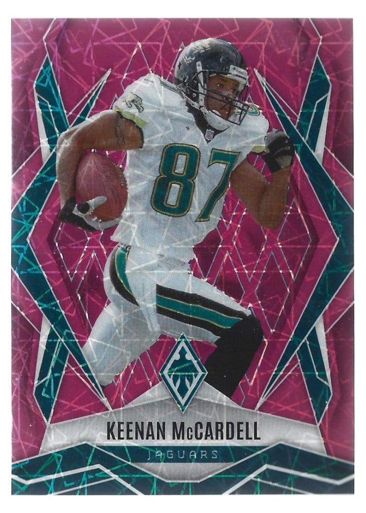 2025 Panini Phoenix Base Set Keenan McCardell Pink Lazer #134 card