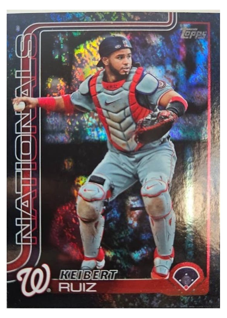 2025 Topps Base Set Keibert Ruiz Black Diamante #202 card