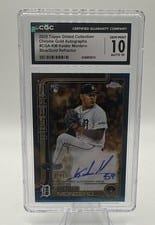 2025 Topps Gilded Collection Chrome Gold Autographs Keider Montero #CGA-KM card