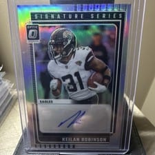 2024 Panini Contenders Optic Rookie Ticket Autographs Keilan Robinson #160 card