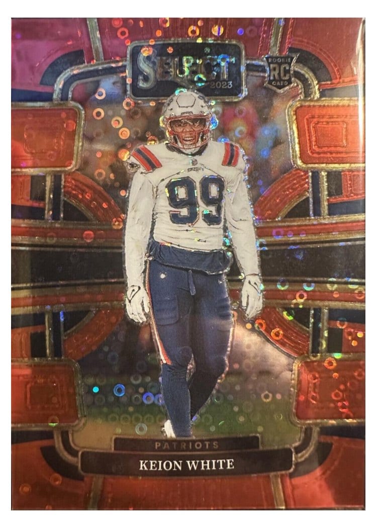 2023 Panini Select Base Set Keion White Disco Red Prizm #69 card
