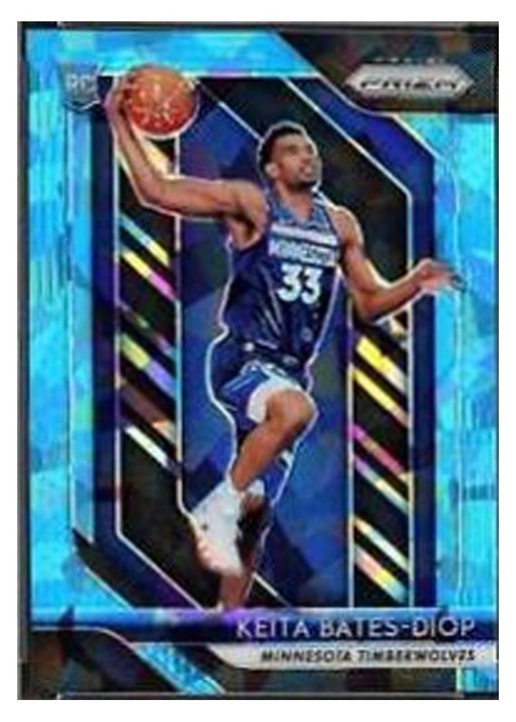 2018-19 Panini Prizm Base Set Keita Bates-Diop #47 card