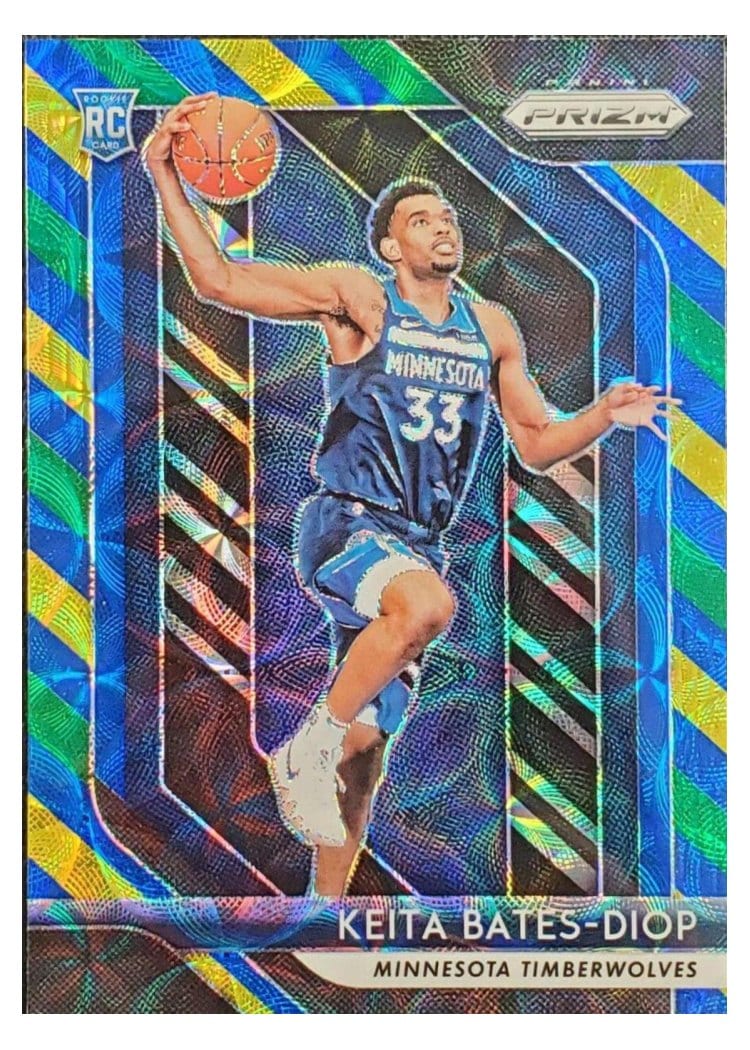 2018-19 Panini Prizm Base Set Keita Bates-Diop #47 card