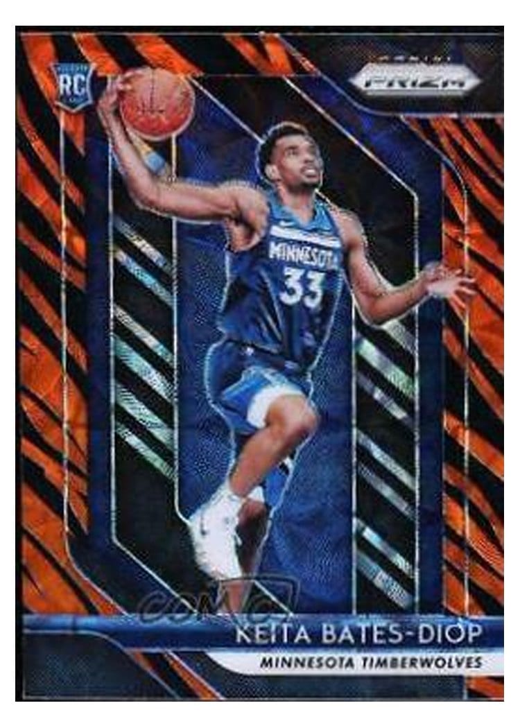 2018-19 Panini Prizm Base Set Keita Bates-Diop #47 card