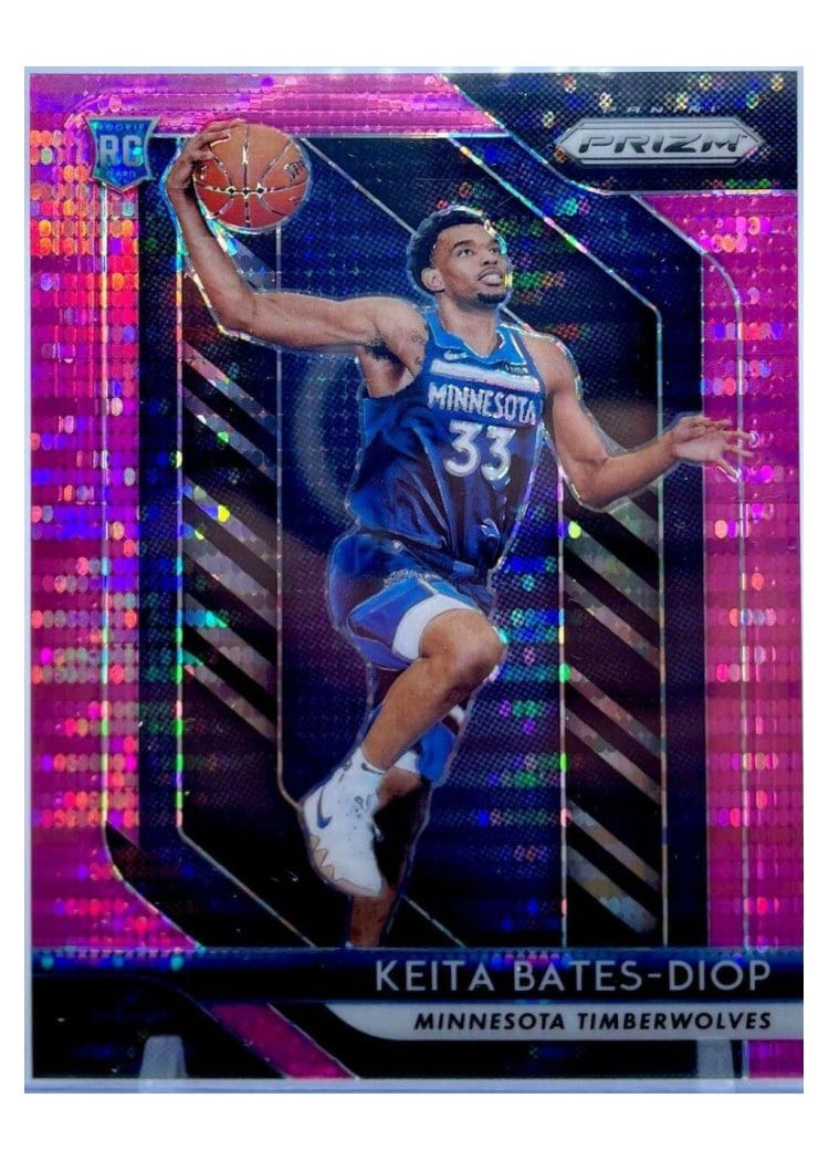 2018-19 Panini Prizm Base Set Keita Bates-Diop #47 card