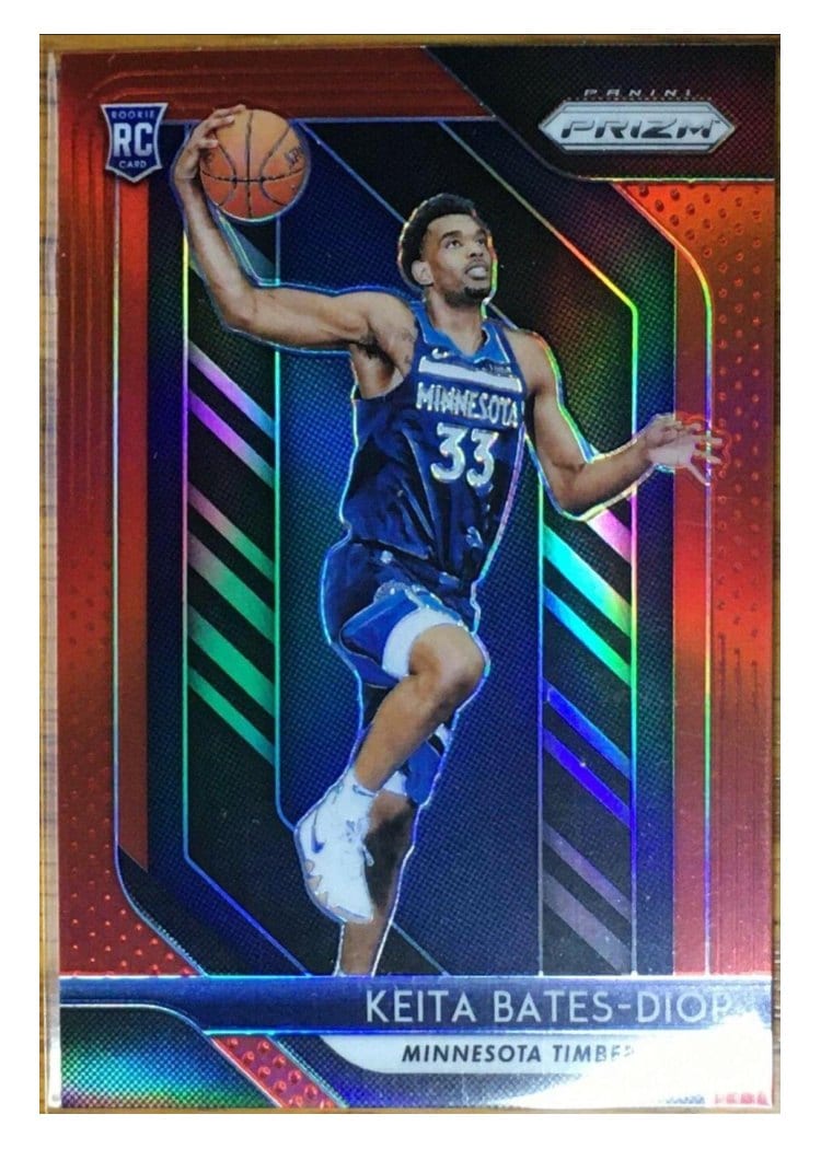 2018-19 Panini Prizm Base Set Keita Bates-Diop #47 card