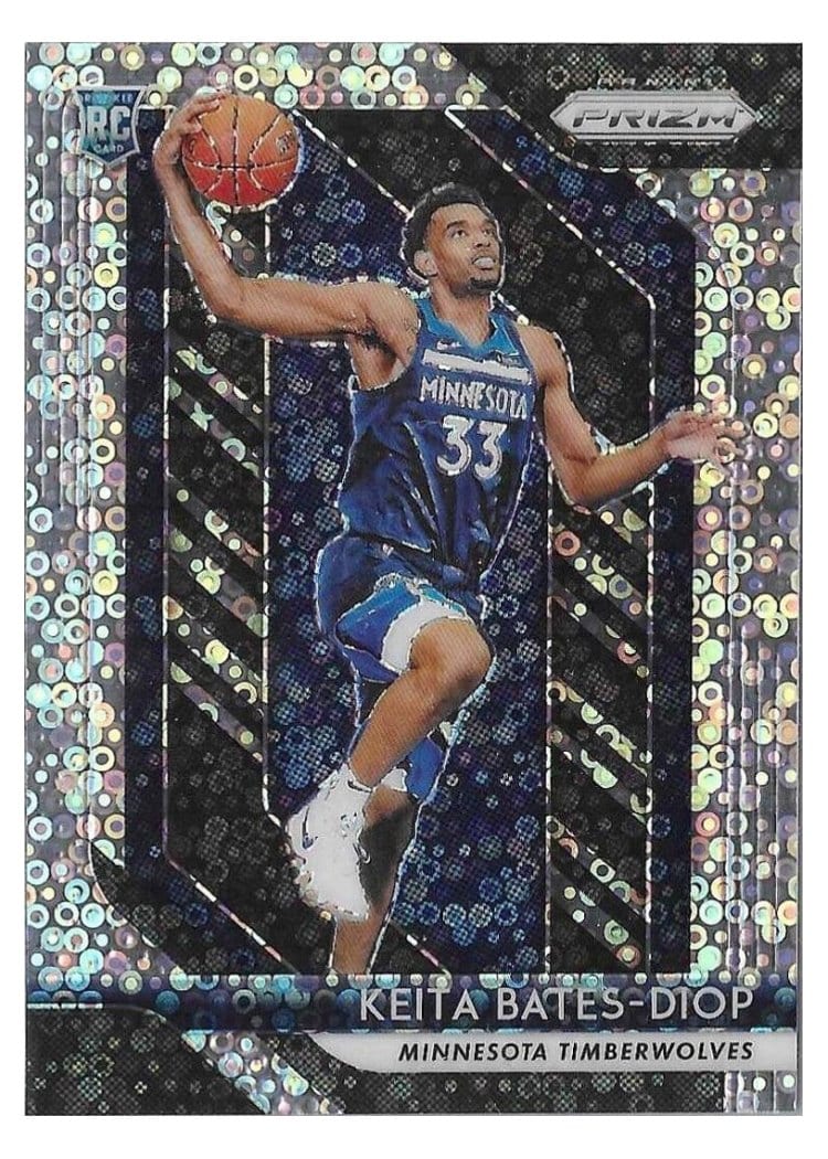2018-19 Panini Prizm Base Set Keita Bates-Diop #47 card