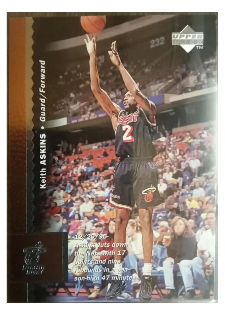 1996 Upper Deck Keith Askins #63 card