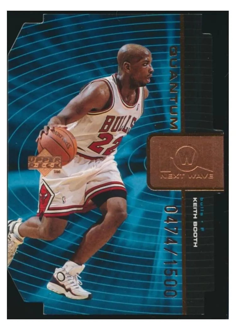 1998 Upper Deck Next Wave Keith Booth Quantum Bronze #NW21 card