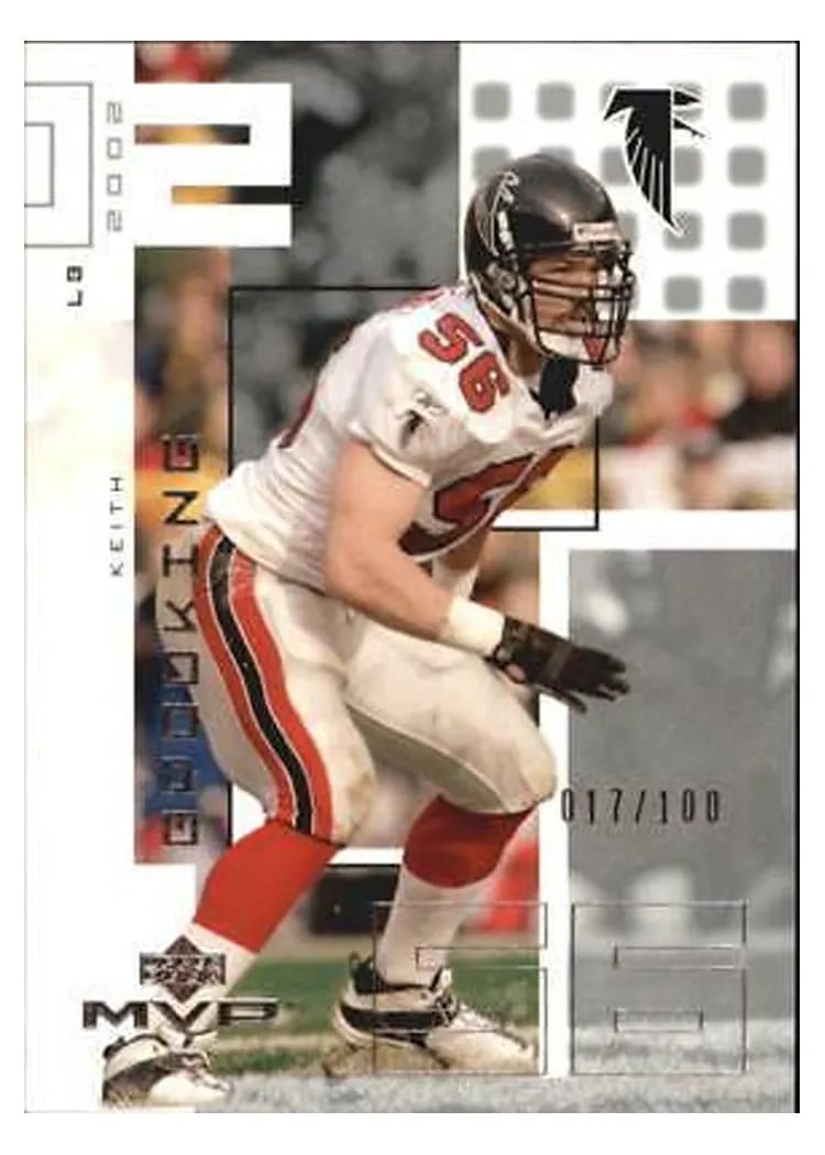 2002 Upper Deck MVP Keith Brooking #9 card